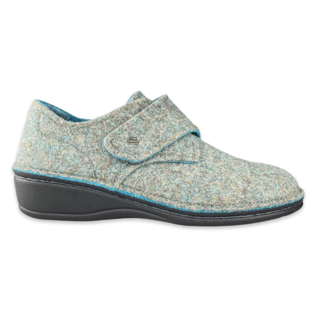 Finn Comfort Classic 6551 Pantoffel Adelboden Aqua