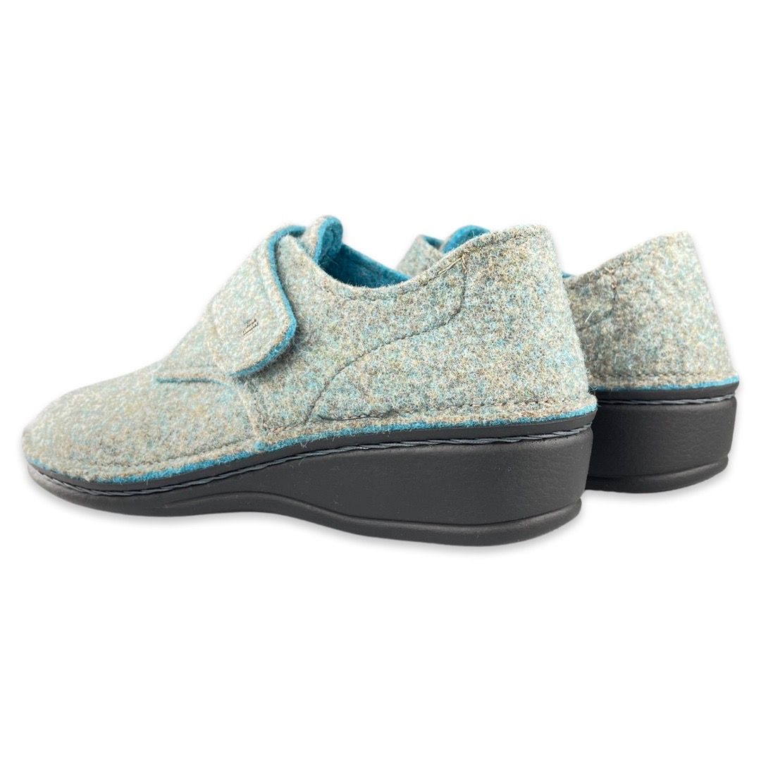 Finn Comfort Classic 6551 Pantoffel Adelboden Aqua