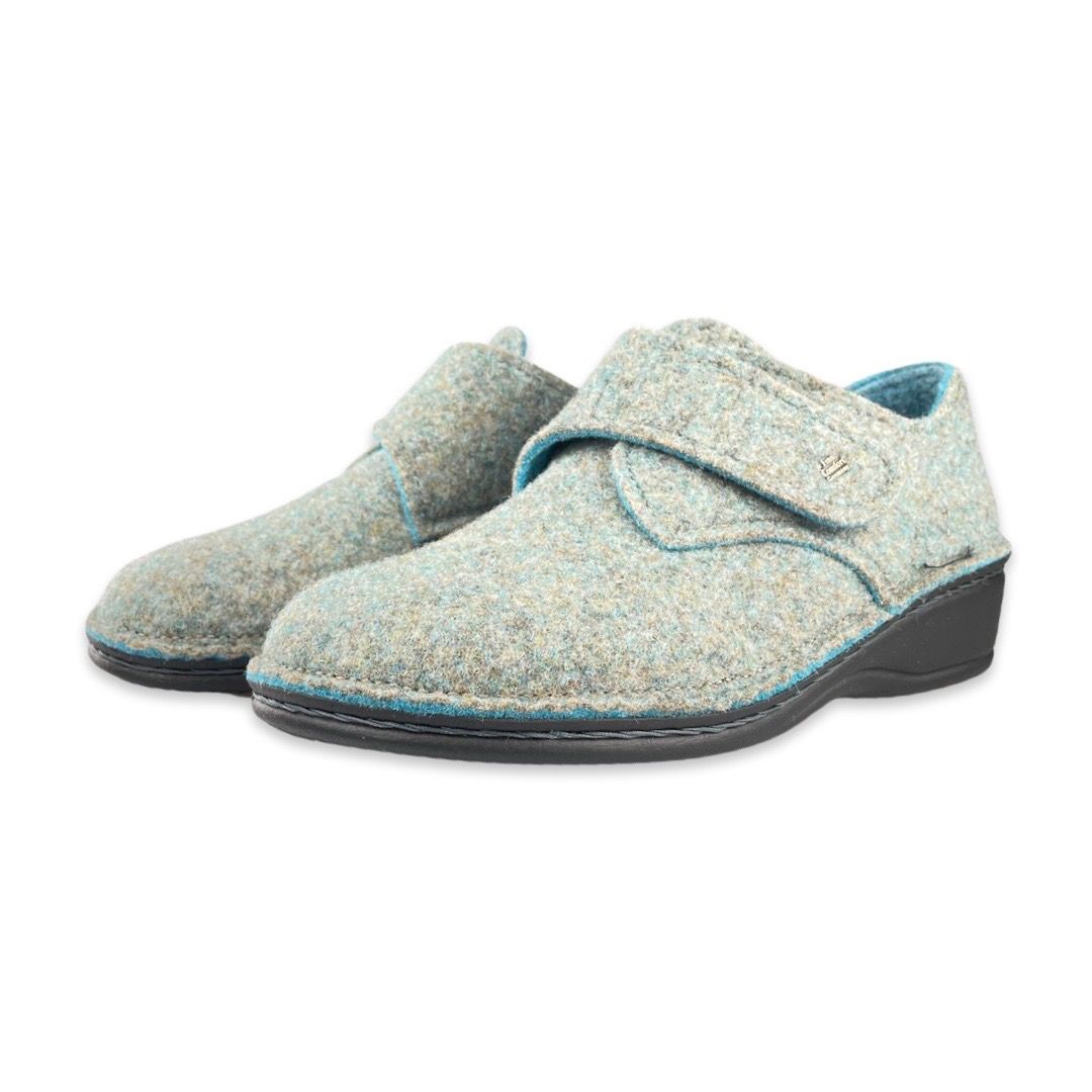 Finn Comfort Classic 6551 Pantoffel Adelboden Aqua