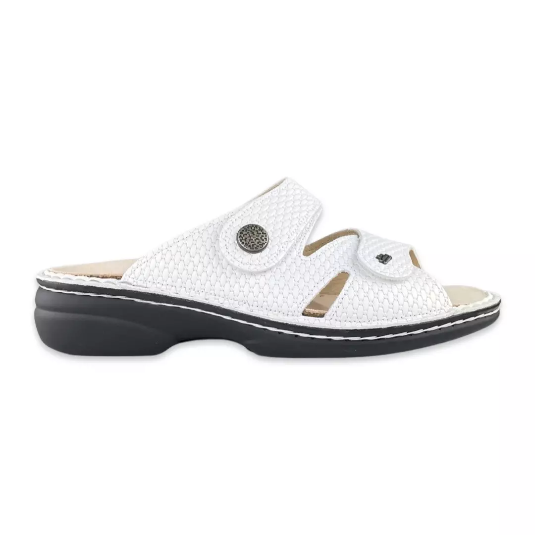 Finn Comfort Classic 2571 Slipper Torbole Wit