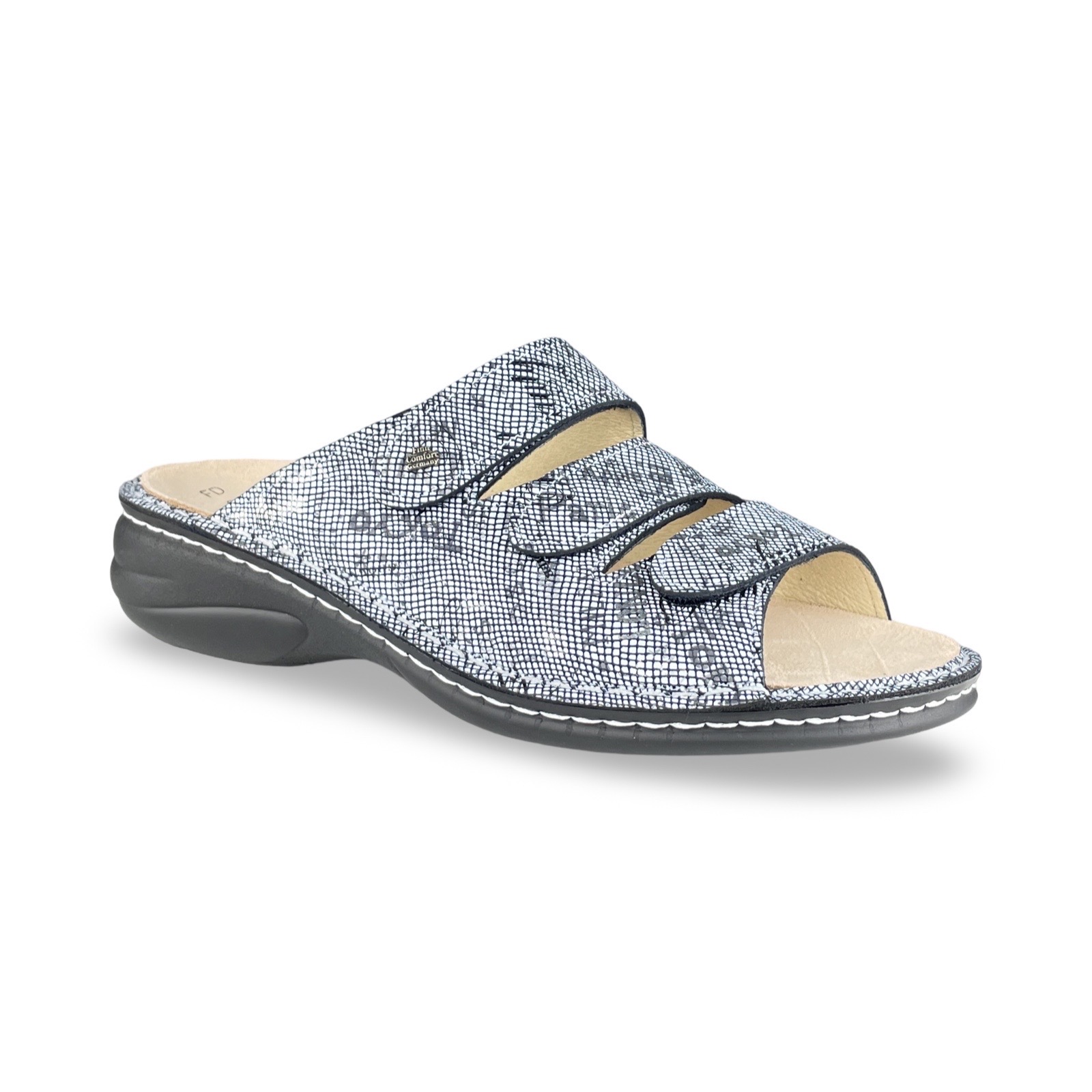Finn Comfort Classic 2620 Slipper Hellas Blue